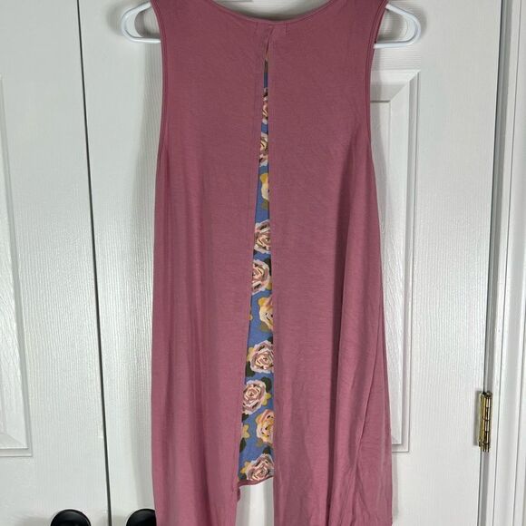 Matilda Jane Tiered Rose Blue Flower Tank Small - Picture 2 of 4